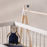 Video monitor, Lionelo, Babyline Smart, Cu aplicatie Smart Life, Cablu USB, Conexiune Wifi, Comunicare bidirectionala, Senzor de temperatura, Negru