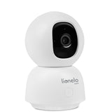 Video monitor, Lionelo, Babyline, View, Cu aplicatia dedicata Lionelo Smart, Integrare AI, Mod de noapte 8 m cu 6 leduri, Unghi 100 grade, 4 cantece si zgomote din natura, Senzor de temperatura si umiditate, Zoom 4X, Alb