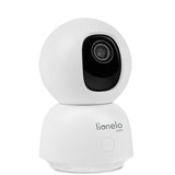 Video monitor, Lionelo, Babyline, View, Cu aplicatia dedicata Lionelo Smart, Integrare AI, Mod de noapte 8 m cu 6 leduri, Unghi 100 grade, 4 cantece si zgomote din natura, Senzor de temperatura si umiditate, Zoom 4X, Alb