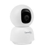 Video monitor, Lionelo, Babyline, View, Cu aplicatia dedicata Lionelo Smart, Integrare AI, Mod de noapte 8 m cu 6 leduri, Unghi 100 grade, 4 cantece si zgomote din natura, Senzor de temperatura si umiditate, Zoom 4X, Alb