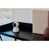 Video monitor, Lionelo, Babyline, View, Cu aplicatia dedicata Lionelo Smart, Integrare AI, Mod de noapte 8 m cu 6 leduri, Unghi 100 grade, 4 cantece si zgomote din natura, Senzor de temperatura si umiditate, Zoom 4X, Alb