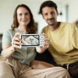 Video monitor, Petite&Mars, Eve 5.0, Ecran HD, Autonomie baterie pana la 16 ore, Raza de actiune 300m, Suport pentru pana la 4 camere, Comunicare bidirectionala, 8 melodii, Activare VOX la voce, Alb