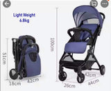 Carucior sport troler ,cu pozitie somn si  protectie insecte, albastru BBDY1CT