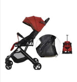 Carucior sport cu inchidere compacta tip troller, usor si pracic ,rosu C8CT