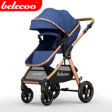 Carucior model 2 in 1 Belecoo XID, reversibil ,cu pliere compacta, 0-36 luni, BBDXIDA