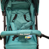 Carucior Sport tip troller cu maner reversibil si pozitie somn generoasa, TURCOAZ