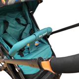 Carucior Sport tip troller cu maner reversibil si pozitie somn generoasa, TURCOAZ