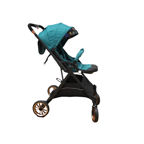 Carucior Sport tip troller cu maner reversibil si pozitie somn generoasa, TURCOAZ