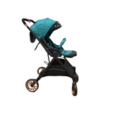 Carucior Sport tip troller cu maner reversibil si pozitie somn generoasa, TURCOAZ