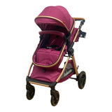 Carucior model 2 in 1 Belecoo XID, reversibil ,cu pliere compacta, 0-36 luni, BBDXIDM